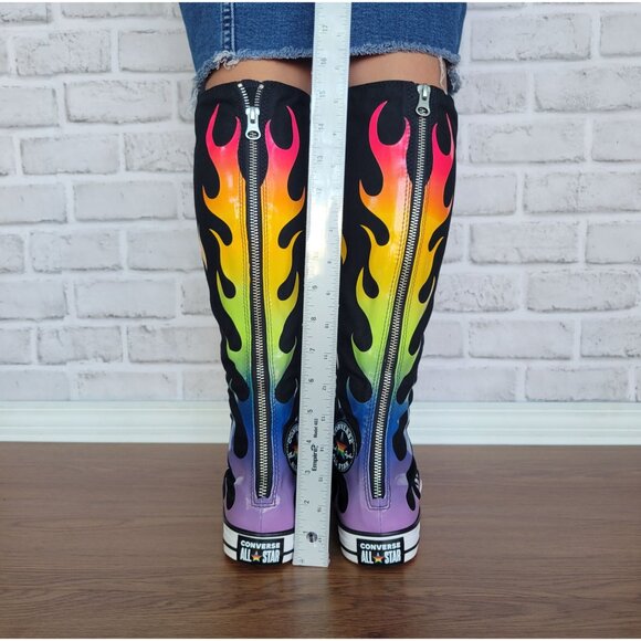 ❤️Converse Chuck Taylor All Star XXHi Pride Sz 8 Women Ultra-high Boots A15779C - Picture 6 of 9